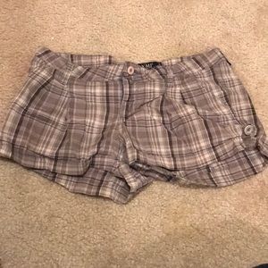Plaid shorts